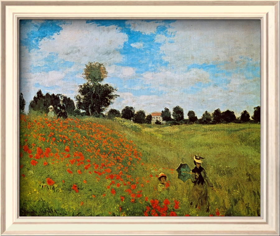 Corn Poppies - Claude Monet Paintings